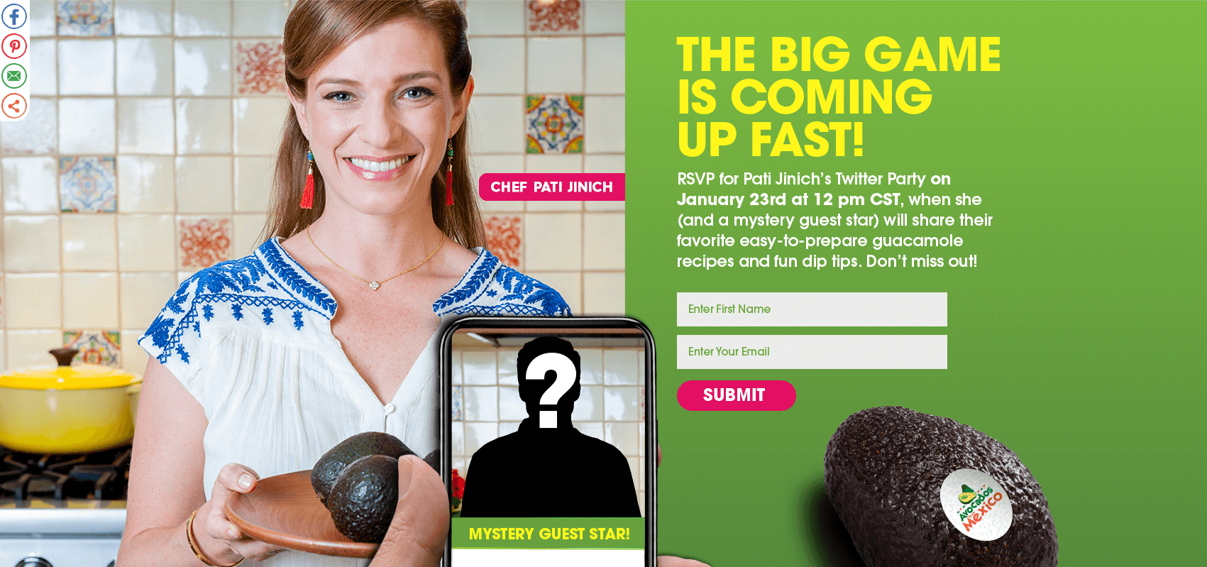 Twitter Party Avocados From Mexico