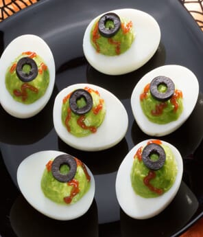spooky eyeball deviled eggs spooky eyeball deviled eggs