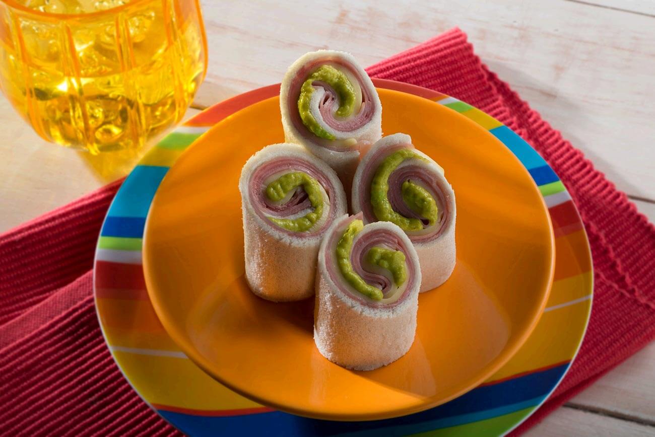 Ham, Cheese & Avocado Spread Sandwich Rolls Avocados From Mexico