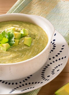 Sopa de Aguacate y Cilantro