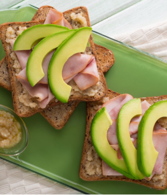 Avocado Toast with Ham
