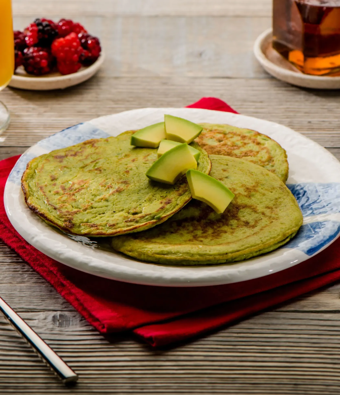 Panqueques de Aguacate y Plátano