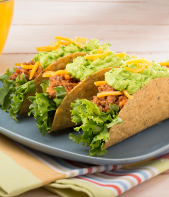 Beef Tacos With Guacamole