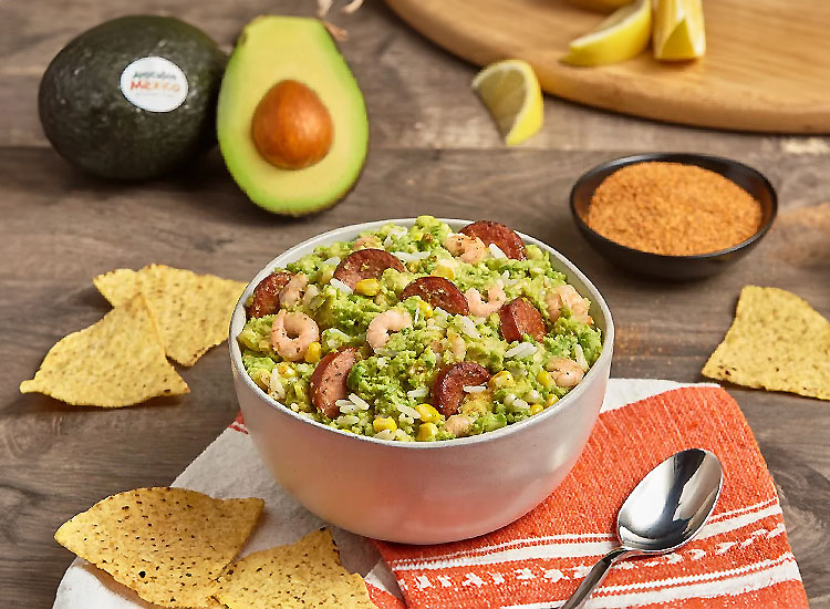 Mardi Gras Cajun Guacamole