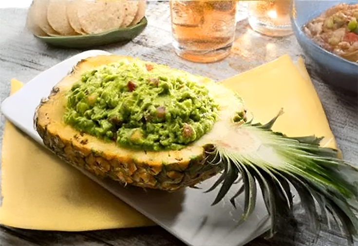 Holy Pineapple Guacamole