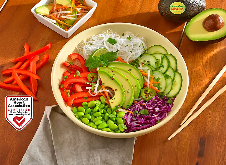 Vietnamese Salad with Pickled Avocados