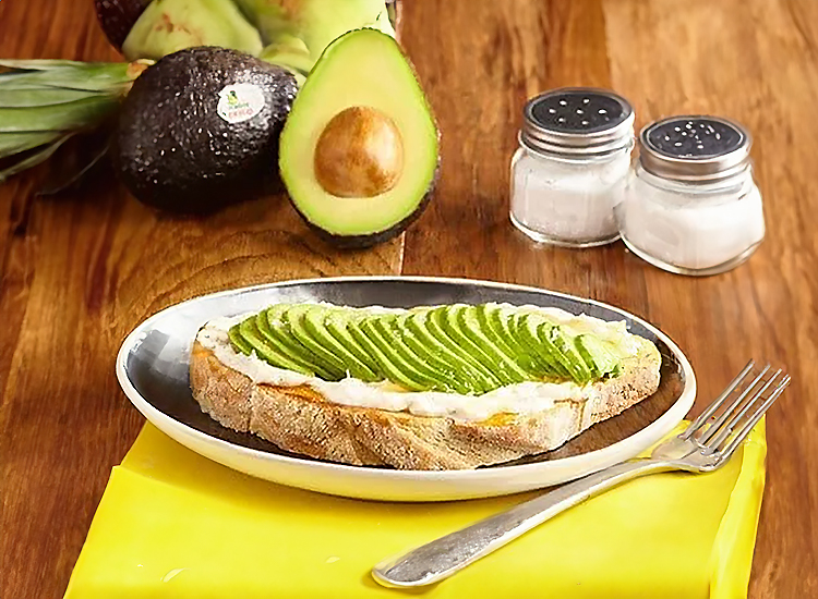 Honey Cream Cheese Avocado Toast