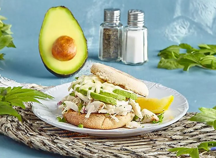Avocado Crab Melt