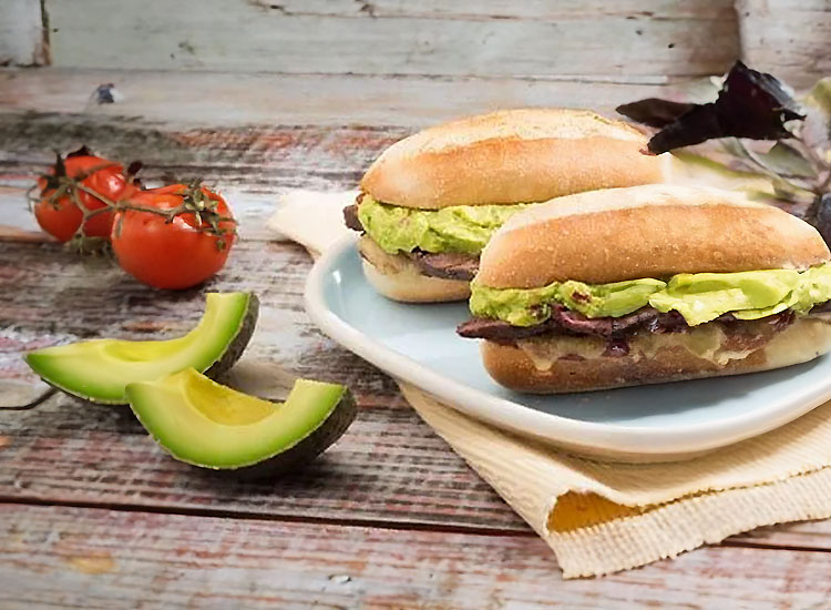 Steak and Avocado Sandwich