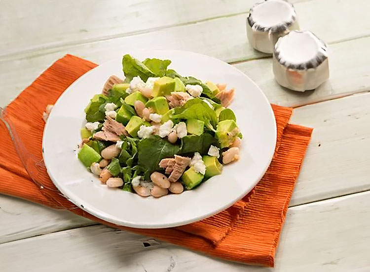 Tuna, White Bean, and Avocado Salad