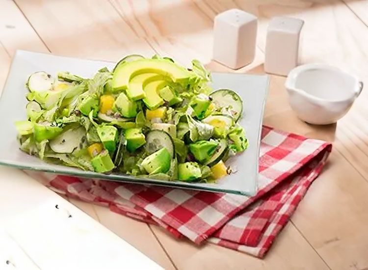 Avocado, Pineapple, and Cucumber Salad