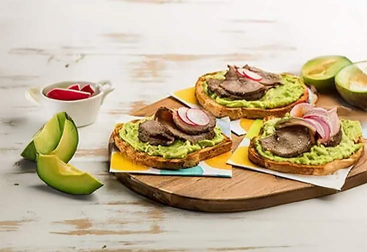 Roast Beef Sandwich with Avocado