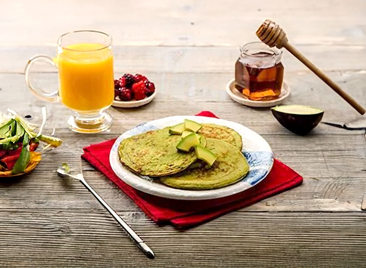 Banana Avocado Pancakes