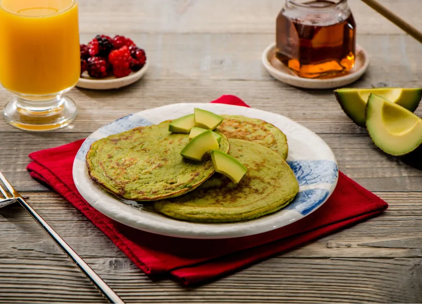 Banana Avocado Pancakes