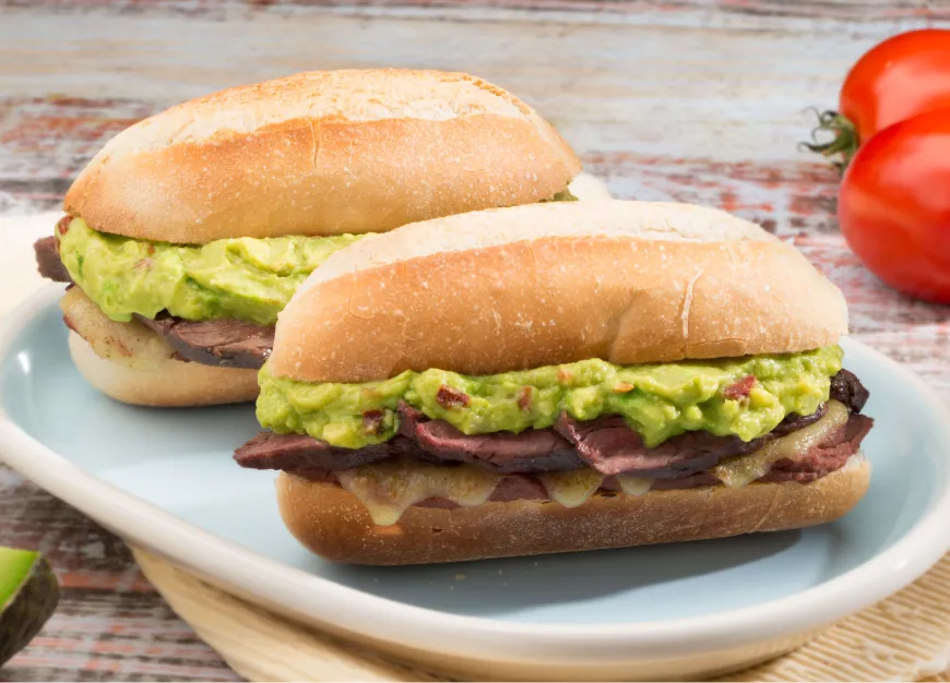 Steak and Avocado Sandwich