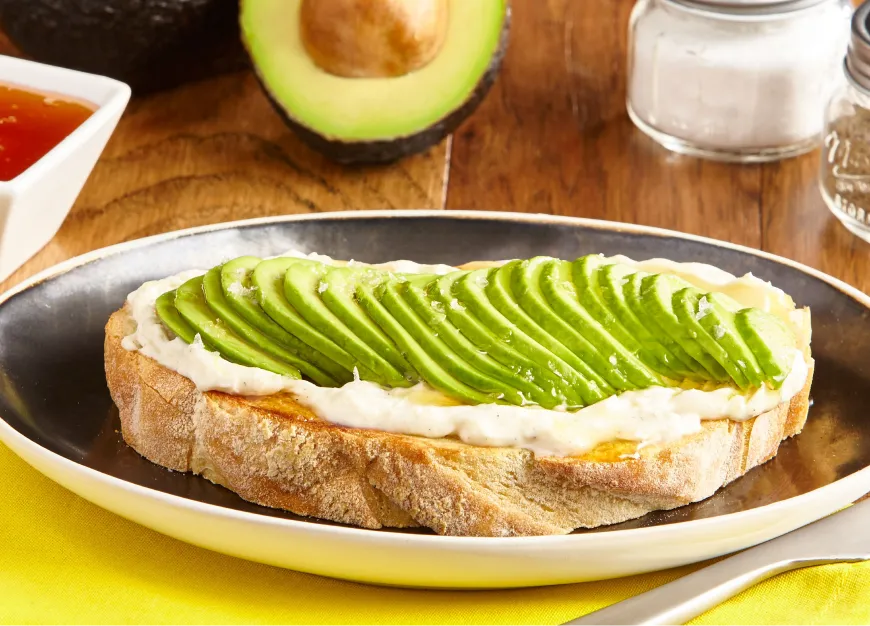 Honey Cream Cheese Avocado Toast