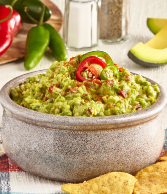 Spicy Three Pepper and Cayenne Guacamole