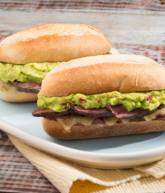 Steak and Avocado Sandwich