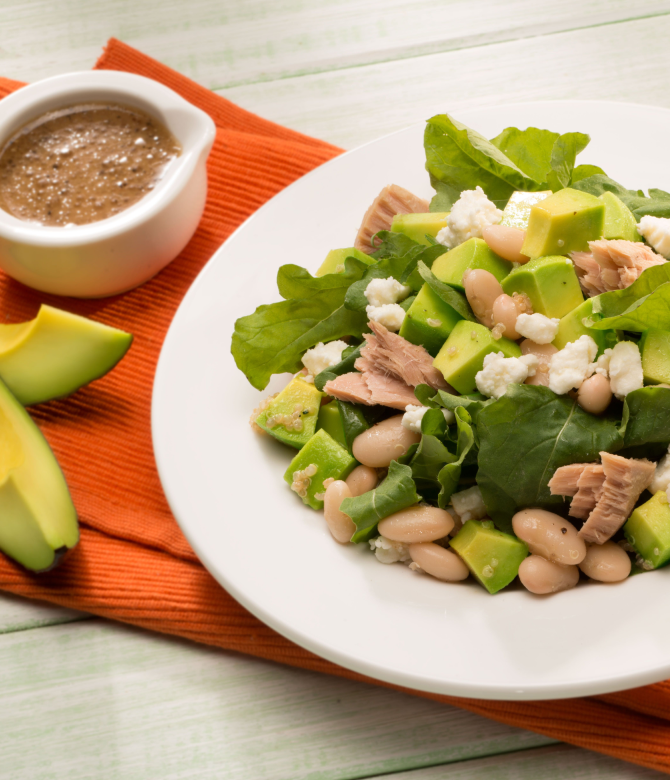 Tuna, White Bean, and Avocado Salad