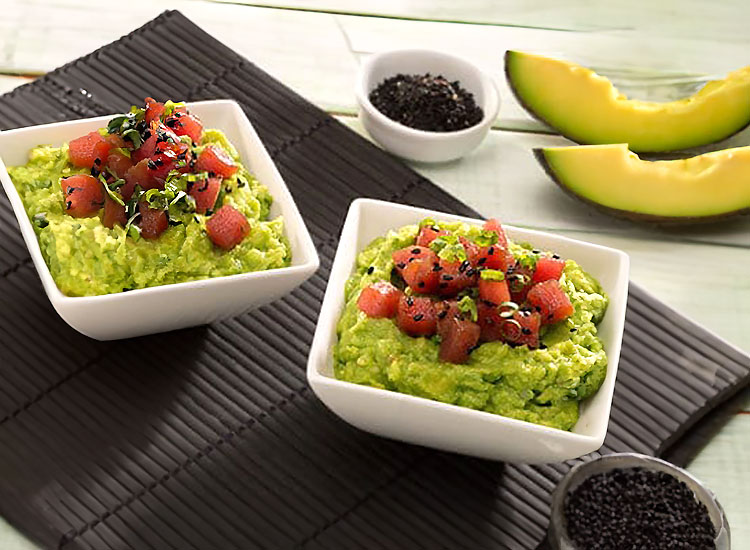 Tuna Poke Miso Guacamole