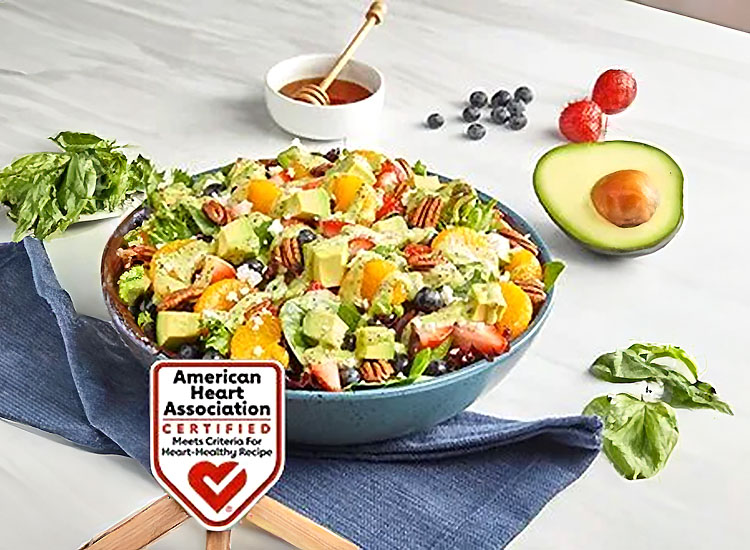 Mixed Greens Salad With Avo Poppyseed Dressing