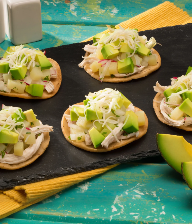 Chalupas de Pollo