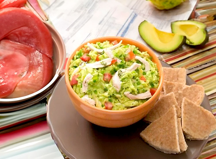 Guacamole con Pollo