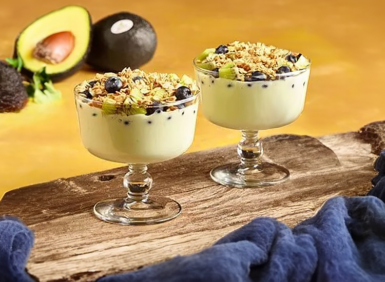 Greek Yogurt Parfait with Avocado