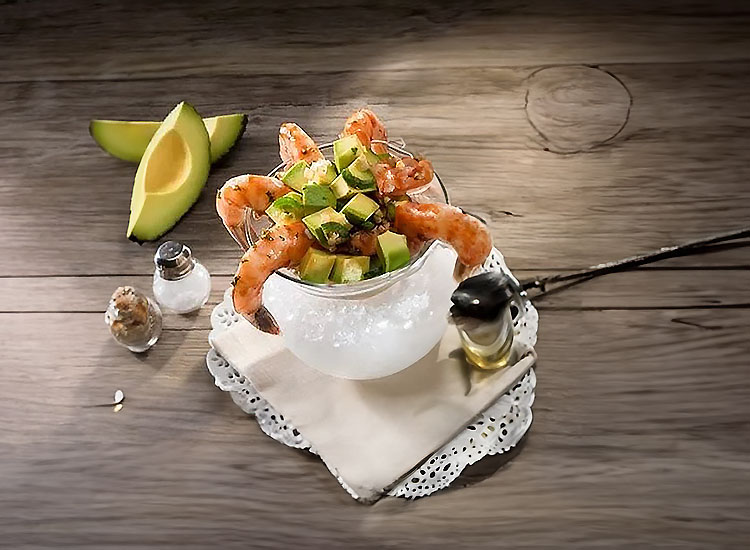 Shrimp Cocktail with Avocado