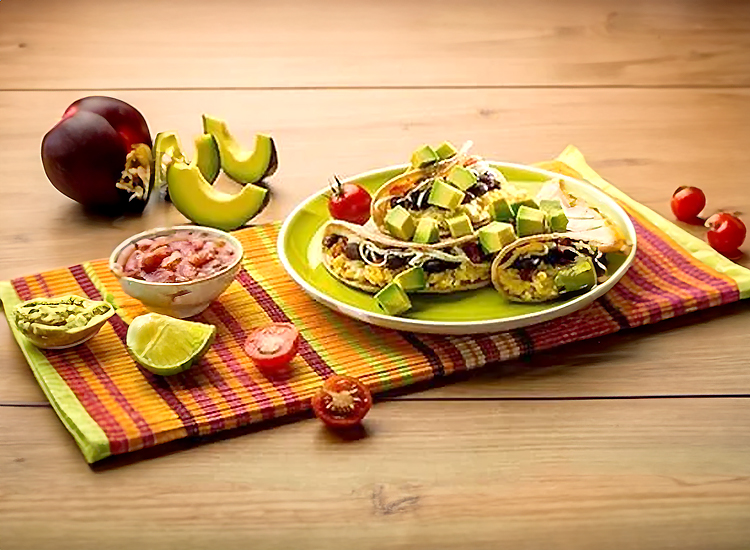 Breakfast Tacos with Avocado