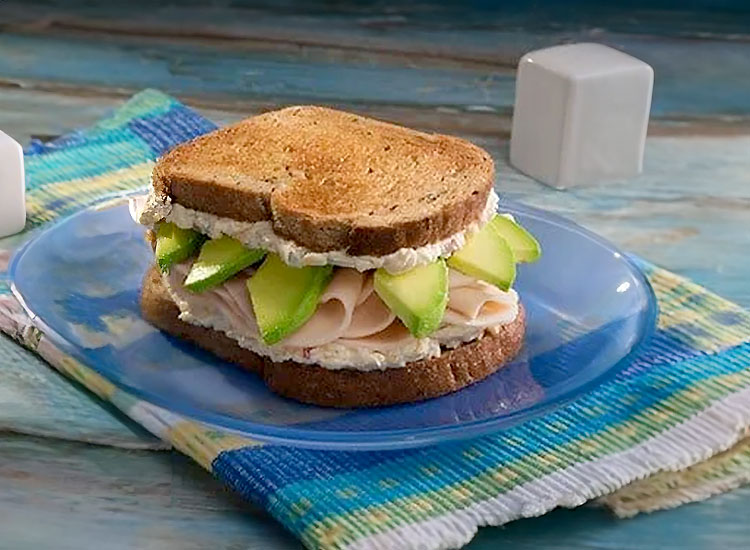 Sandwich de Pavo y Pimiento