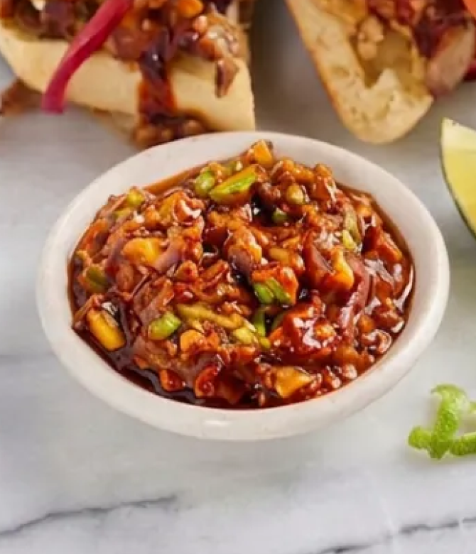 Homemade Avocado Ancho BBQ Sauce