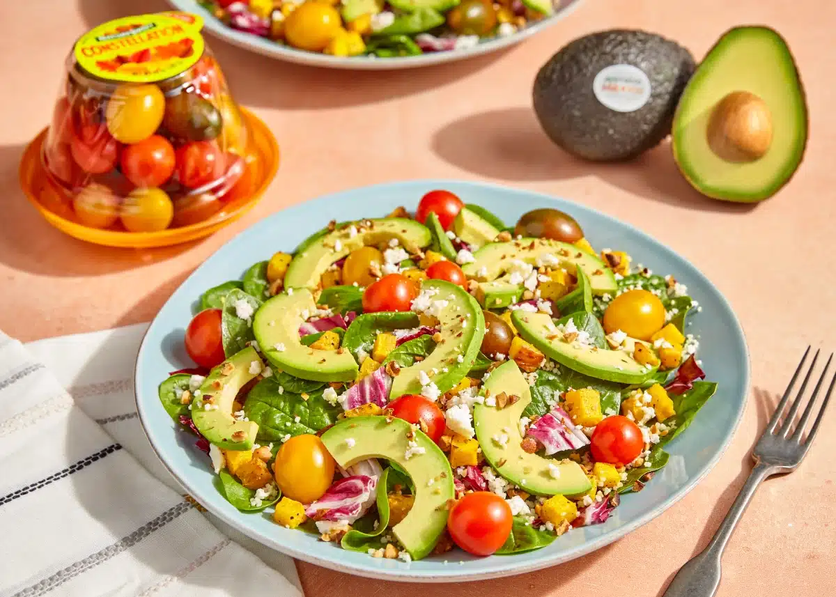 Roasted Pumpkin Avocado Salad
