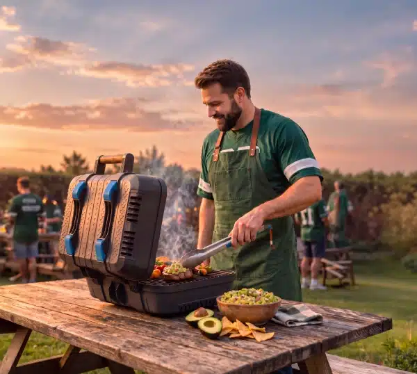 18 Rodeo Grills + + 25 $100 FANATICS GIFT CARDS